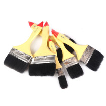 High quality paint brush soft hair brush pig brush industrial wood handle brush not easy to lose oil sweeping brown brush
