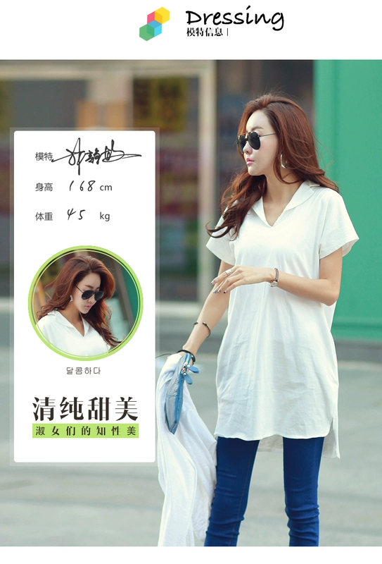 Áo thun dài tay nữ tay dài 2019 phổ biến mới Han Fan diện áo rộng cổ rộng cotton nữ cổ chữ V hoang dã mùa hè - Áo phông áo phông dài tay