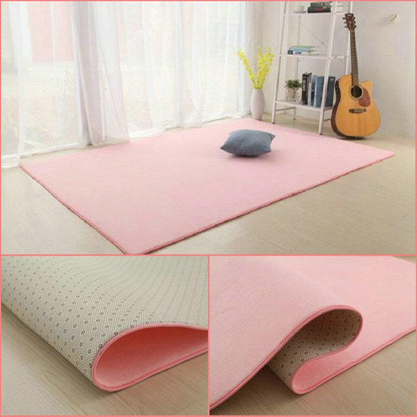 Coral nhung thảm phòng khách bàn cà phê ngủ cạnh giường ngủ chăn thảm thảm nhà - Thảm thảm trải sàn văn phòng