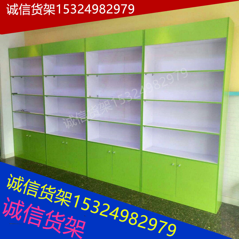 Cửa hàng đồ gỗ mẹ và trẻ em kệ tã sữa bột mỹ phẩm trưng bày trong tủ đảo thú cưng