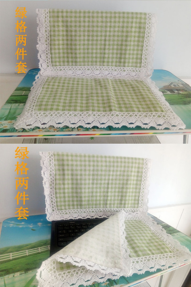 đáng yêu trang trí 14-inch 17-inch Khuyến mãi máy tính để bàn máy tính xách tay sinh viên thông thường bụi che bảo vệ vải Continental - Bảo vệ bụi giá áo điều hòa