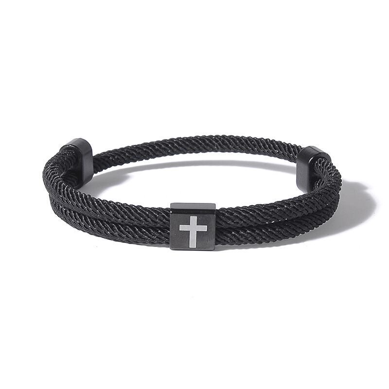 Adjustable Cross Bracelet, Fashionable and Versatile, European and American Style