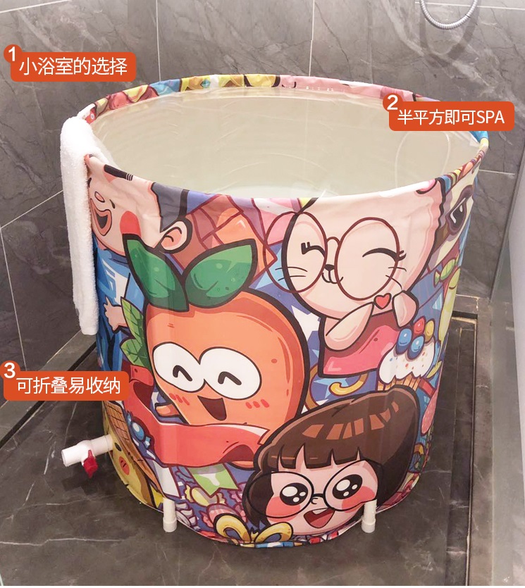 Toilet can fold bath barrel toilet toilet baby barrel oval portable to accommodate baby baby