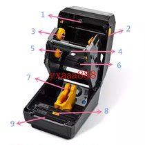 Zebra ZEBRA ZD888T label machine print head motherboard gear sensor rubber roller accessories