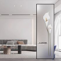 家用艺术玻璃客厅卧室遮挡屏风隔断入户过道玄关背景欧式现代简约