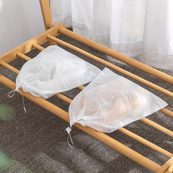Shoe storage bag dustproof and yellow bag