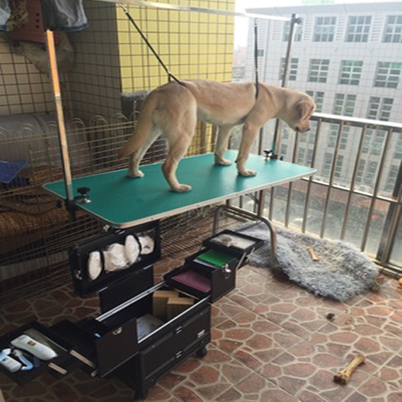 Pet grooming tray folding dog grooming table Home Teddy Golden Retriever bath modeling table large with bracket suspension