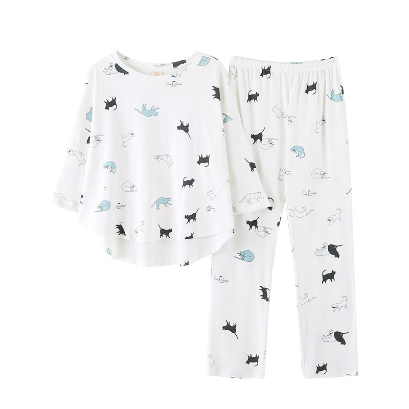 Pyjama pour femme OTHER   en Coton à manches - Ref 2994742 Image 5