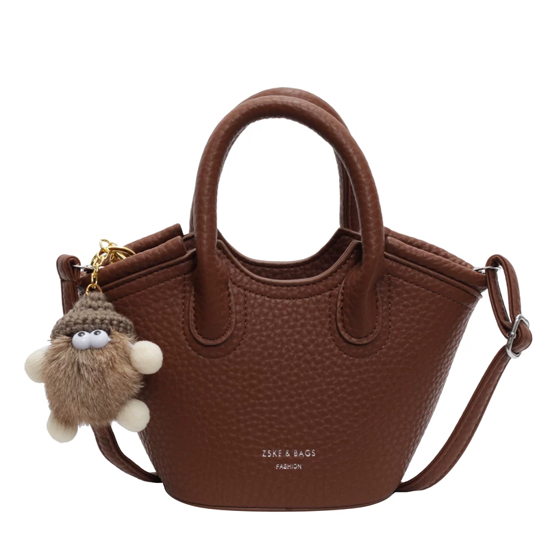 Retro shoulder bag, basket, purse, high-end, western style