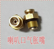 All-copper inflatable shaft inflatable shaft accessories copper air nozzle pointed inflatable connector flat inflatable connector