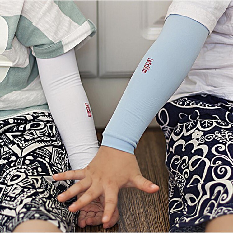 Han Uni Child Sun Protection Arm Anti UV Male Girl Ice Silk Cuff Summer Autumn Ultra Needs 30G