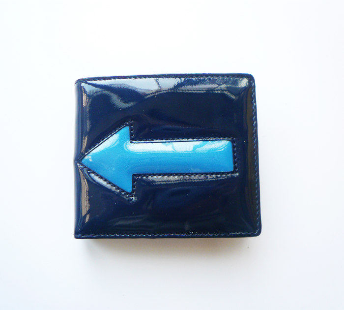 The original 400 mm collection of high - end skin fur leather to the left for short paint wallet ~200G