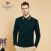 Paul Autumn Mới Áo thun nam dài tay màu trơn Áo thun dài tay trẻ trung và vừa phải áo phông polo nam Polo
