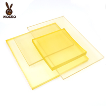 Handmade leather diy leather chopping pad rubber sheet beaten special beef tendon pad round punch hole