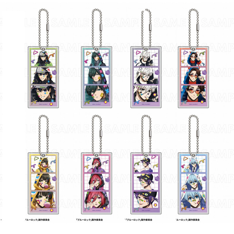 In Stock Blue Lock Demon Hoodie Acrylic Keychain Team-E Merchandise 0