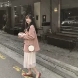 Милая маленькая сумка через плечо, цепь, румяна, сумка на одно плечо, новая коллекция, в стиле Шанель, на цепочке, популярно в интернете