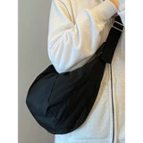 Сумка через плечо, универсальная демисезонная вместительная и большая сумка на одно плечо с пухом