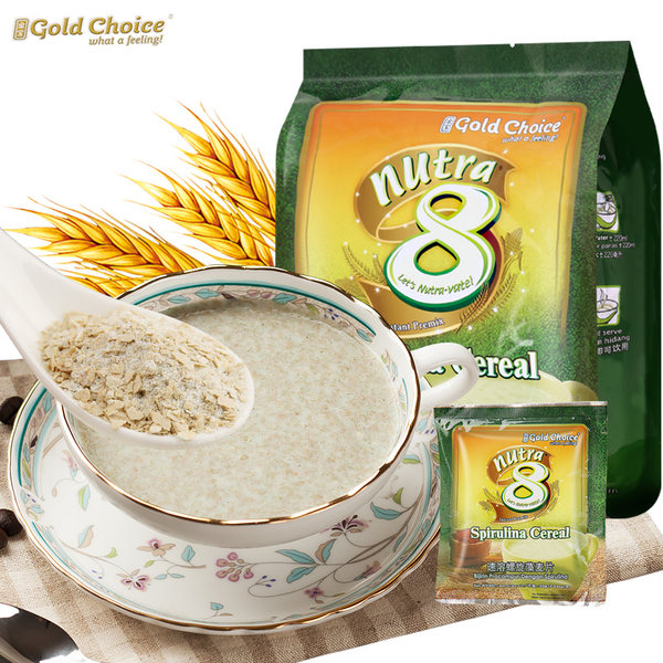 马来西亚进口 金宝牌 螺旋藻即食谷物麦片 525g*2袋 双重优惠后￥19.9包邮