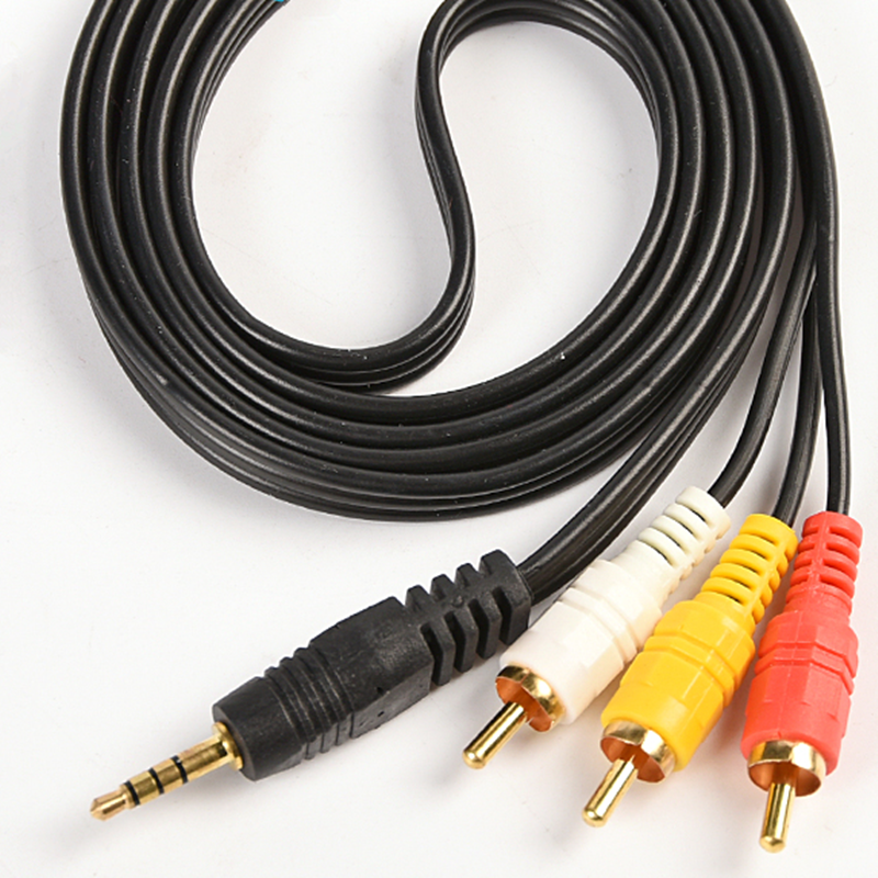 Network TV set-top box 3 5MM one-third AV wire audio video line DVD Tmall box transfer wire