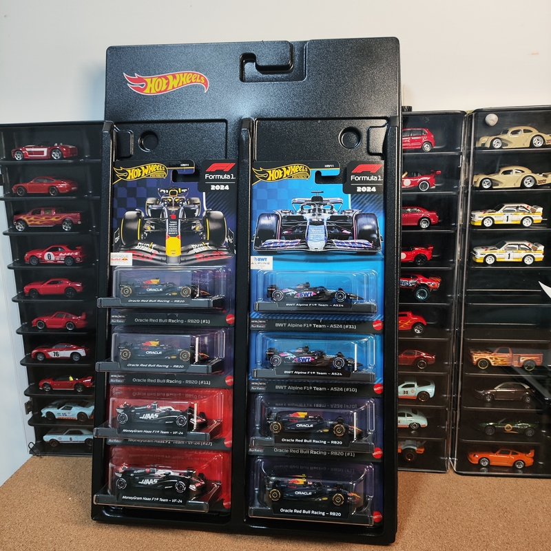 Hotwheels Gold Label Culture Series, Silver Label Series, Regular Card Series, New Display Board