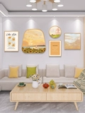 Подсолнечник оригинал Mufeng Living Room диван фоновый украшение настен