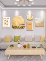 Подсолнечник оригинал Mufeng Living Room диван фоновый украшение настен