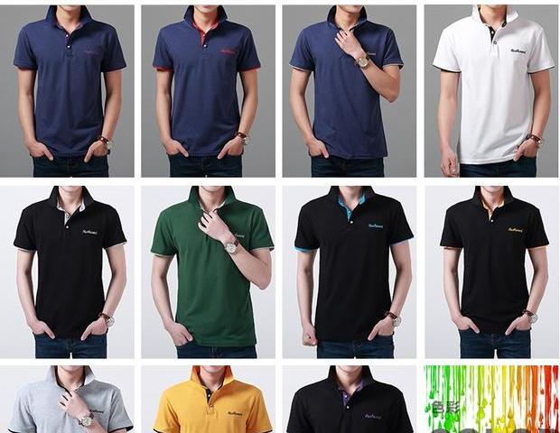 Mùa hè 2018 nam áo thun ngắn tay nam ve áo Slim màu rắn POLO áo sơ mi nam phiên bản Hàn Quốc của cổ áo công sở nửa tay áo áo poloman