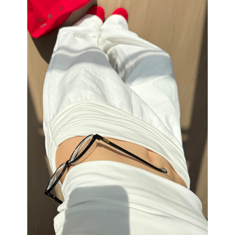 180cm Tall, 175cm Extended Length, White Wide-Leg Pants for Women, Summer Thin Style, Pleated, High-Waisted, Drapey, Slimming, Casual Sports Pants 180cm Tall, 175cm Extended Length, White Wide-Leg Pants for Women, Summer Thin Style, Pleated, High-Waisted, Drapey, Slimming, Casual Sports Pants
