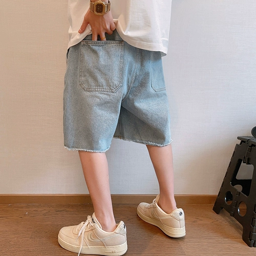 Dannyandzee Summer Tide Brand Takajie Retro Mao Bian сделать старый голубой глигарс