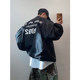 Retro exaggerated puff sleeves and velvet lapel coach jacket