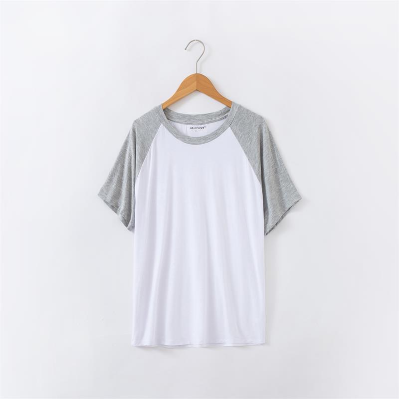 Áo sơ mi đồ ngủ ngắn tay T-Shirt kích thước lớn người đàn ông lỏng lẻo của giản dị đáy áo thanh thiếu niên phương thức dịch vụ nhà mùa hè