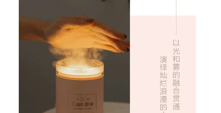 Gió Bắc Máy tính để bàn USB Spray Máy tạo độ ẩm Nhà sáng tạo Ký túc xá Xe Không khí Thanh lọc Ánh sáng xung quanh Nhỏ Nhỏ