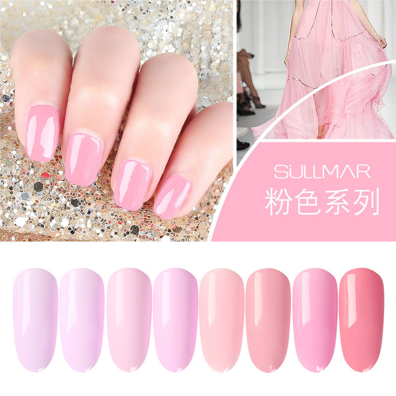Mechia Nail Polish Gel Pink Ensemble Suit Nude Pink Beauty Chia Shop With Nail Polish Pale Pink Bali Pink Tie