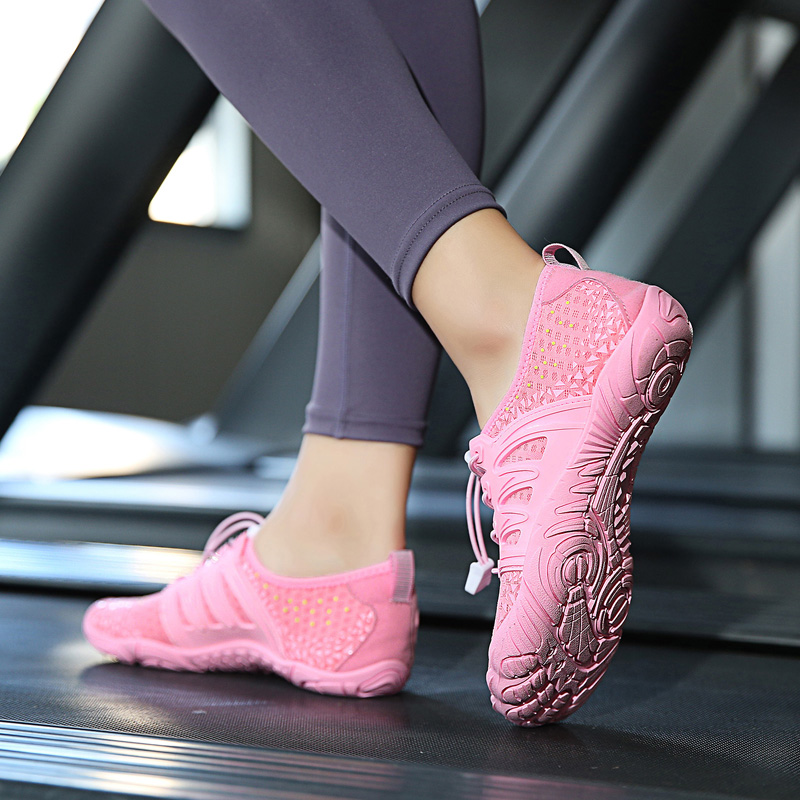 Indoor fitness shoes men's and women's treadmill shoes non-slip rope skipping shoes shock-absorbing yoga shoes women's training shoes special sports shoes