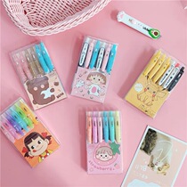 Fuji Family limited pen Gel pen 0 5mm water pen Student note-taking Japanese and Korean cute joint pen Stationery