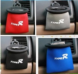 Car air outlet storage bag Car storage sundries container Mobile phone storage bag for car air conditioner Hanging bag