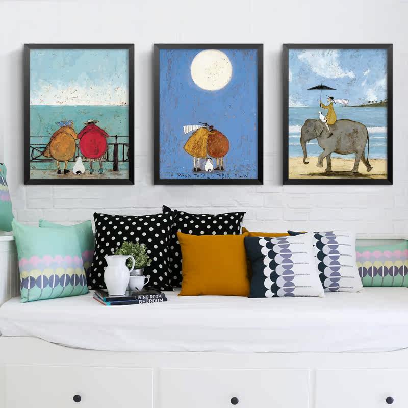 Купить Фреска Скандинавские декоративной живописи современный ...