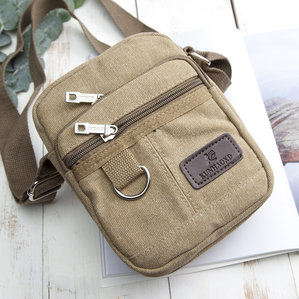 Korean version 100 lap single shoulder bag inclined satchel bag men's pocket for men's purse casual bag men's bag student small scapegoat female boomer