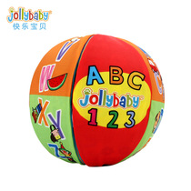 Jollybabys hand grip ball baby ball toy Toy Puzzle early to teach Alphabet Knowledge training rocking Suzuki Ball