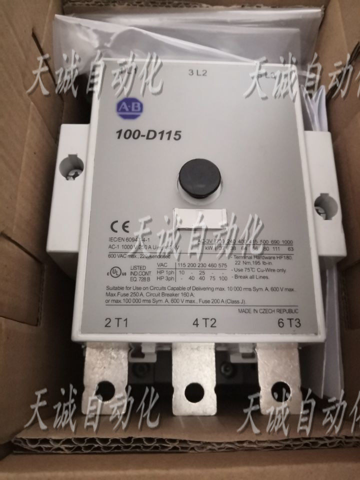 Rookwell Allen-Bradley AC contactor 100-D115 D140 110V 220V DC2