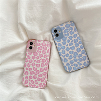 Blue pink BAO WEN for iPhone13 12 11promax phone case Apple x 78plus soft set xr