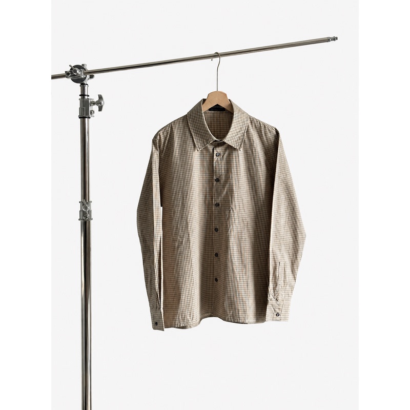 [Long-Termism] Rebeltorebel “Intellectual” High-Thread-Count Cotton Plaid Shirt