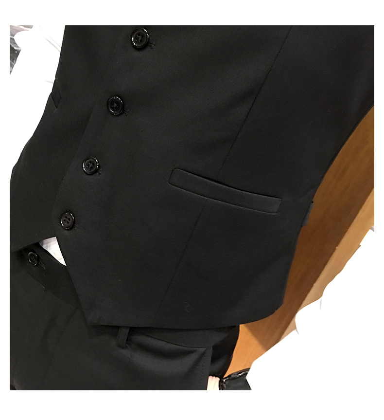 Bộ đồ vest nam phù hợp với bộ đồ ba mảnh Slim Hàn Quốc kinh doanh chuyên nghiệp trang phục phù rể nhóm chú rể vest nam đẹp