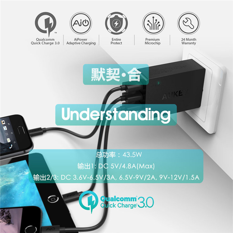 chargeur AUKEY - Ref 1292625 Image 13