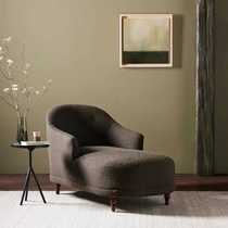 Italian minimalist living room chaise longue beauty couch French small apartment sherpa lounge chair bedroom lazy fabric sofa