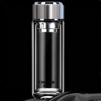 Water God Double Layer Glass Cup Thickened Boutique Mens Tea Cup Business Portable On-board Heat Resistant High Boron Silicon Woman Water Cup