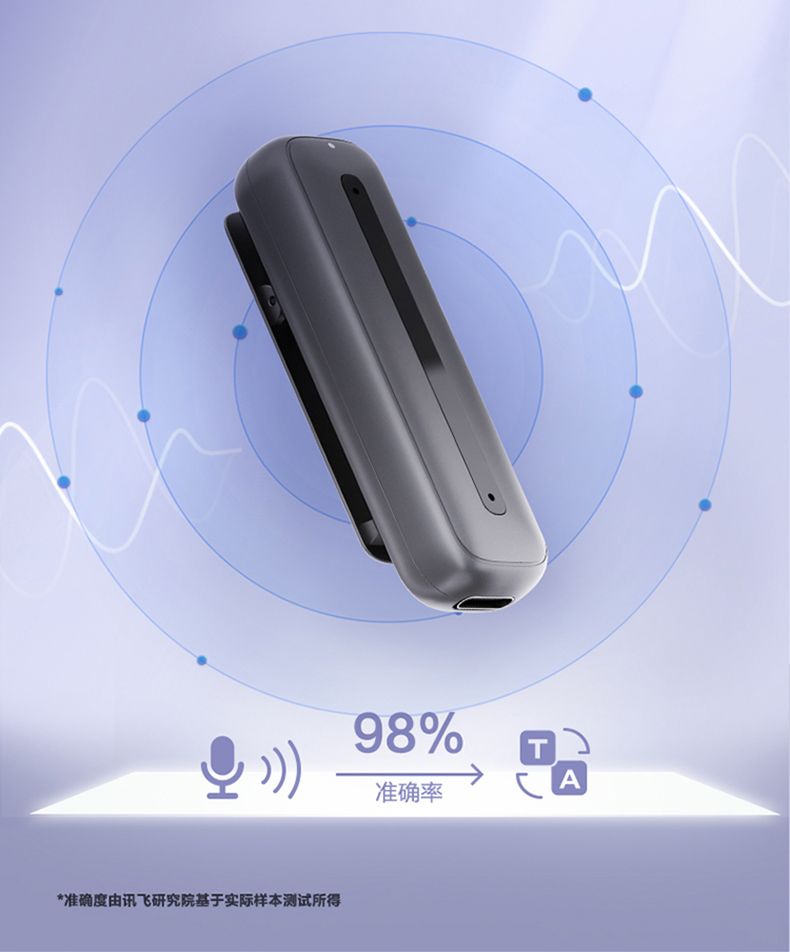 科大讯飞 B1 迷你录音笔 双降噪麦克 98%转写准确率 图8
