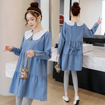 Pregnant Woman Spring Dress Dress 2022 New Suit Stylish Spring Long Sleeve Blouses Spring Autumn Dress Spring Dress Spring Dress