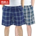 2 quần cotton pyjama Nam Cực quần short nam quần short nhà năm điểm quần lỏng quần lớn quần đi biển