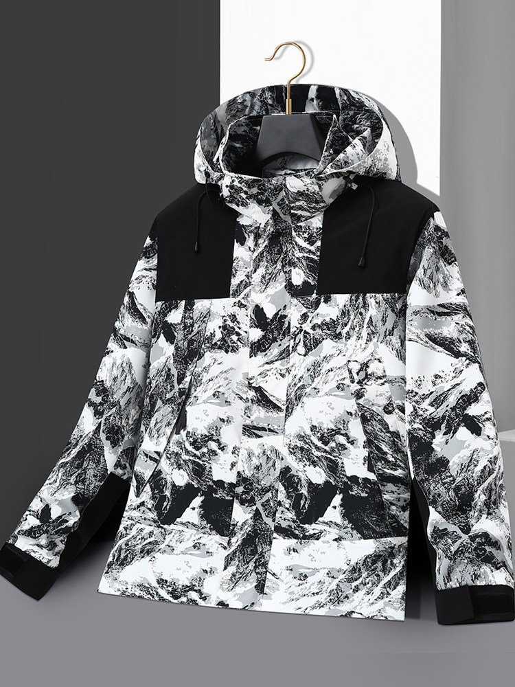 American Style Jacket 2023 Outerwear for Men and Women Trendy Brand New Spring and Autumn Thin Jacket Couple Outdoor Windproof Waterproof Large Size